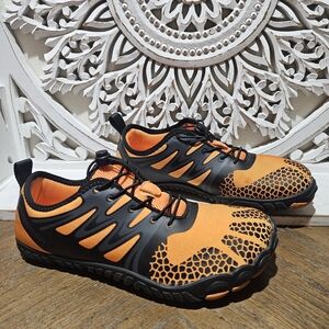 Hobibear Training Bearfoot Shoes Orange/Black Mens 41 (Size 9)